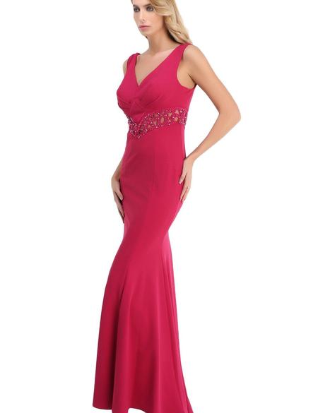 PEMBE Balık Abiye Elbise - 50212638001