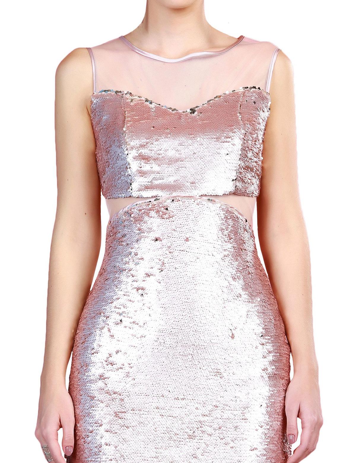 PEMBE Uzun Abiye Elbise - 50212639001