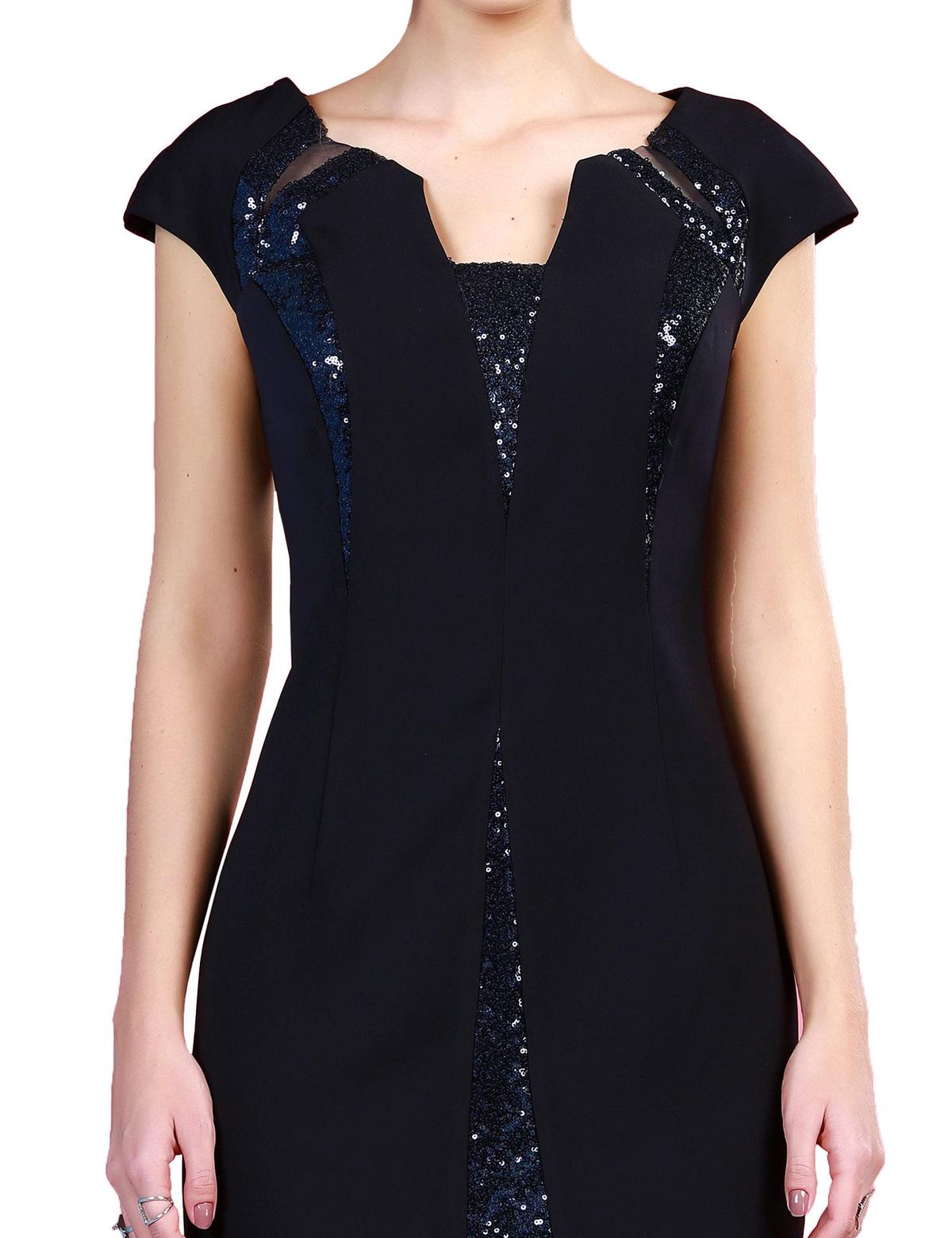 SIYAH Kısa Abiye Elbise - 50212645002