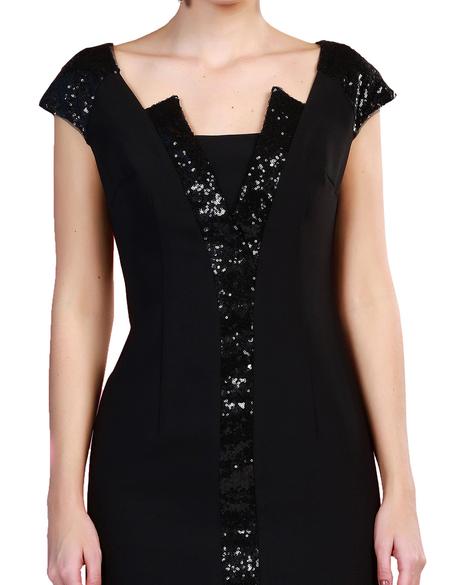 SIYAH Kısa Abiye Elbise - 50212648002