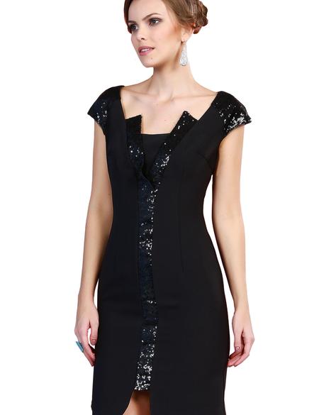 SIYAH Kısa Abiye Elbise - 50212648002