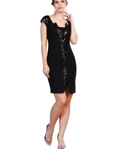 SIYAH Kısa Abiye Elbise - 50212648002