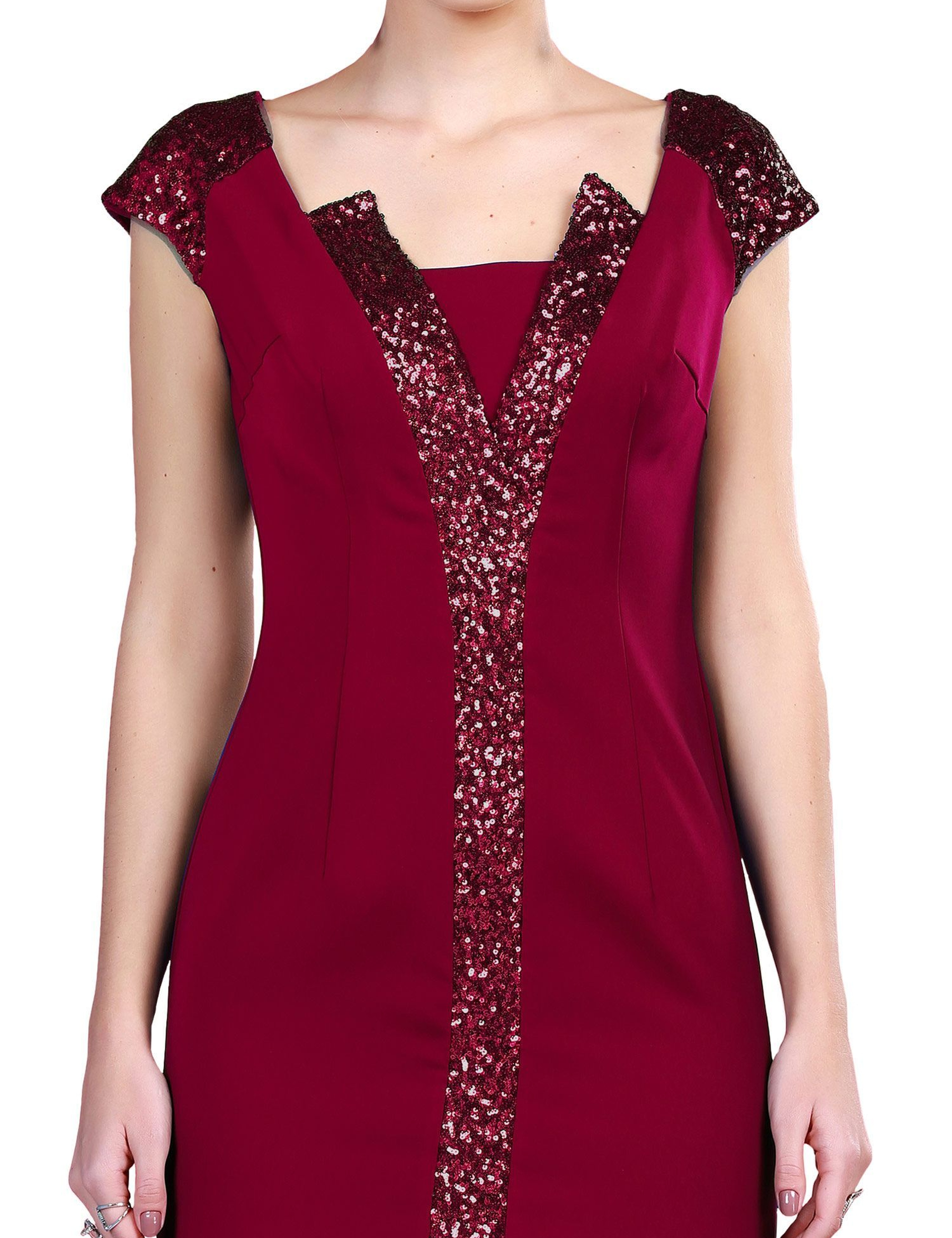 PEMBE Kısa Abiye Elbise