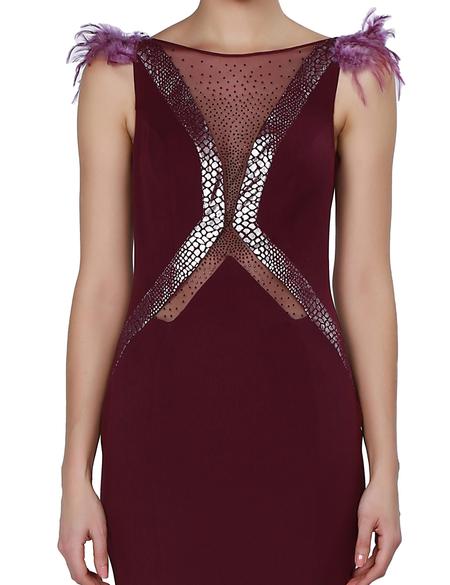 KIRMIZI Balık Abiye Elbise - 50212653001