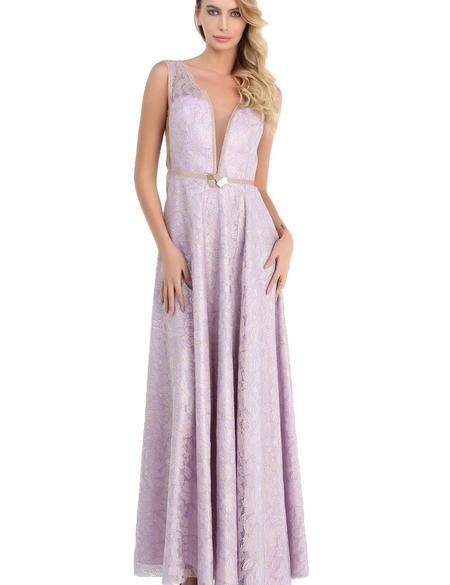 PEMBE Uzun Abiye Elbise - 50212661001