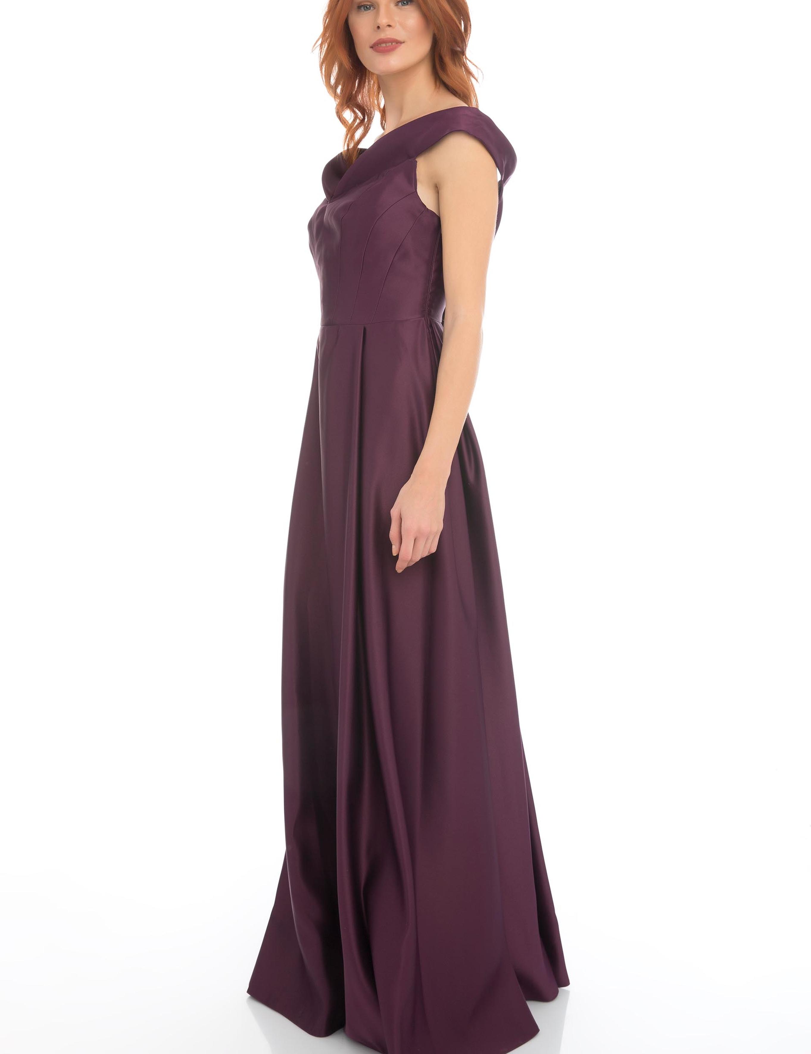 PEMBE Uzun Abiye Elbise