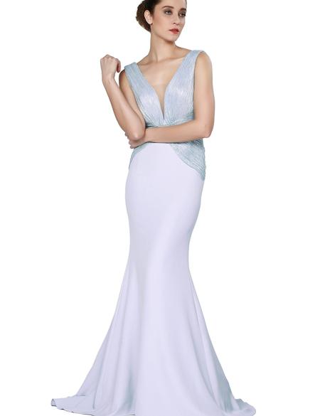 MAVI Balık Abiye Elbise - 50212667002