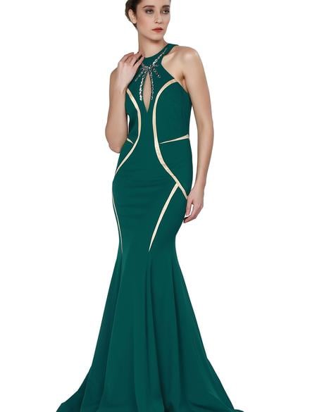 YESIL Balık Abiye Elbise - 50212679002