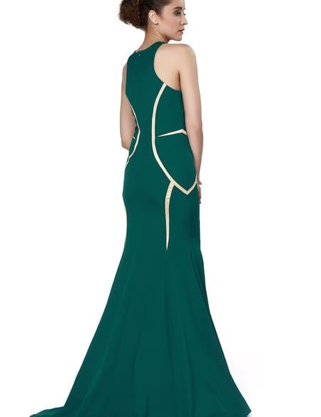 YESIL Balık Abiye Elbise - 50212679002