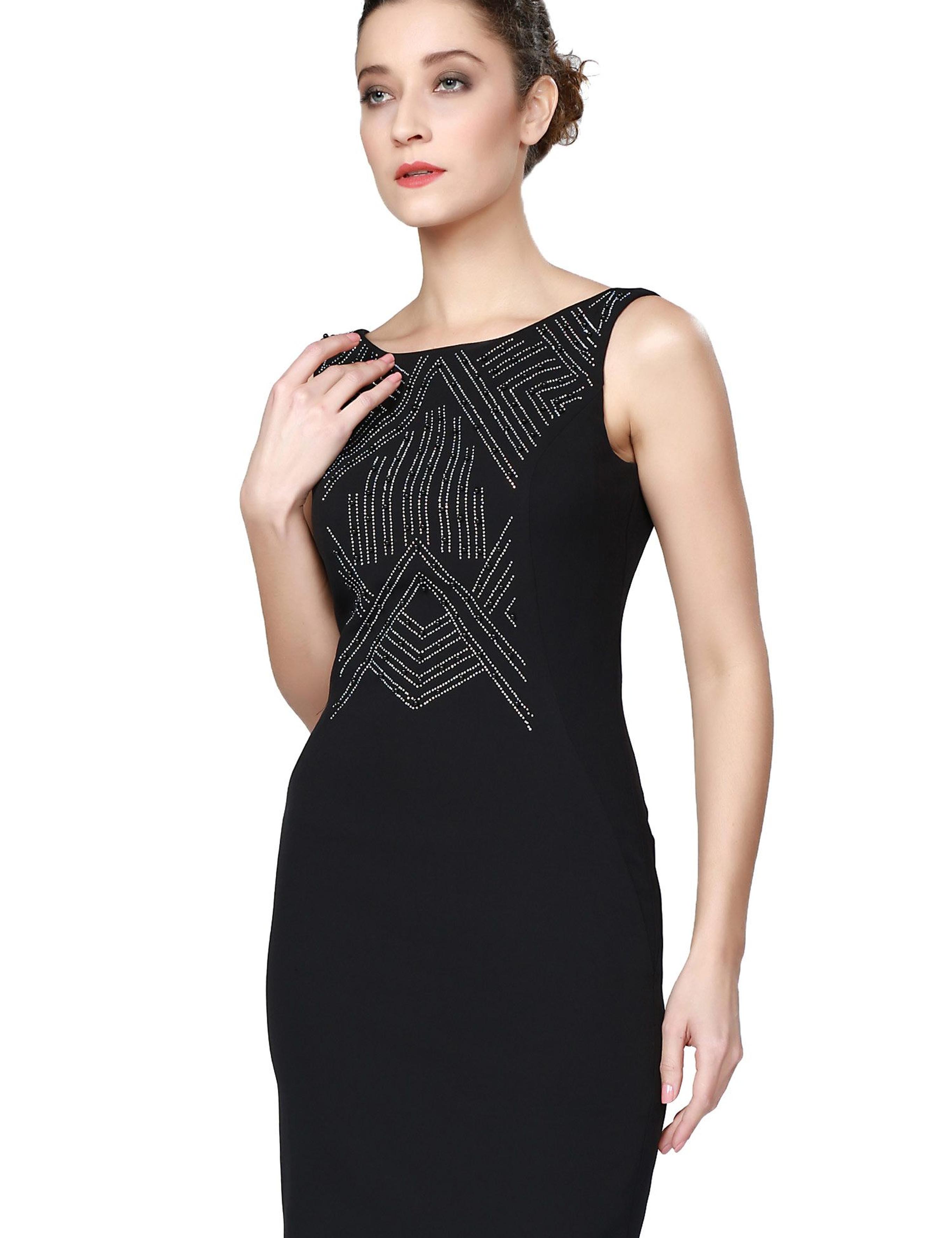 SIYAH Kısa Abiye Elbise