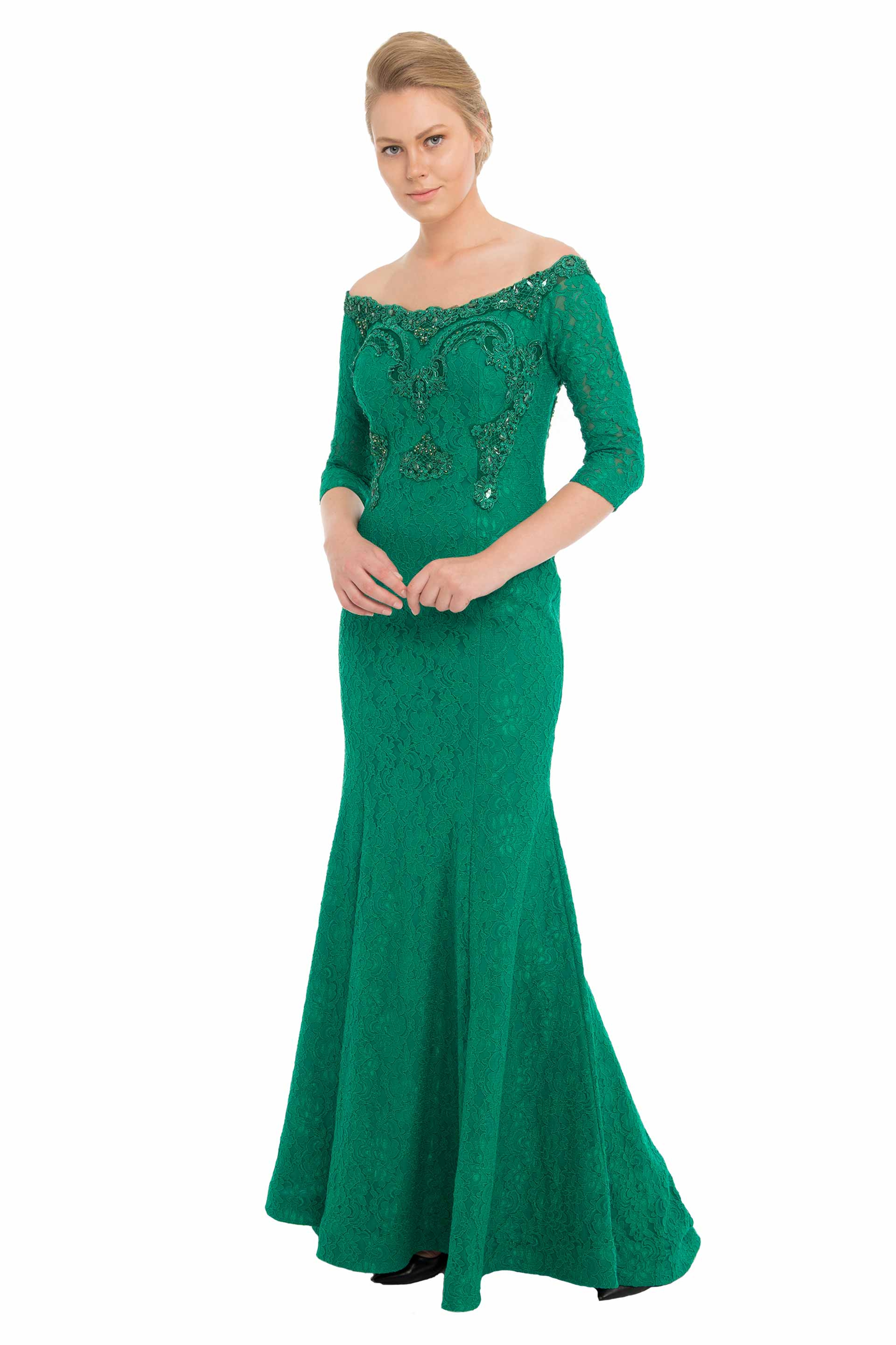 YESIL Balık Abiye Elbise - Image 3