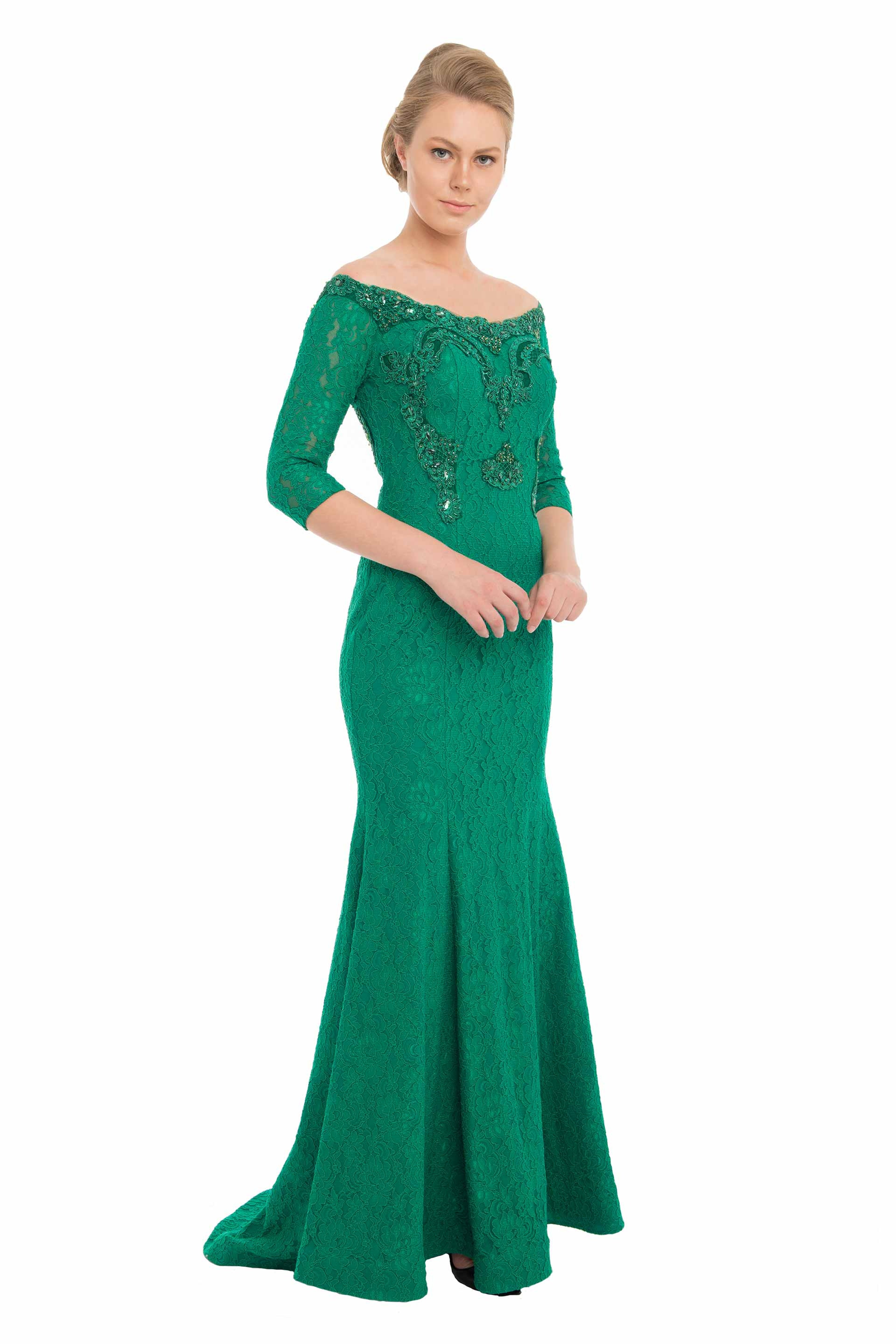 YESIL Balık Abiye Elbise - Image 1