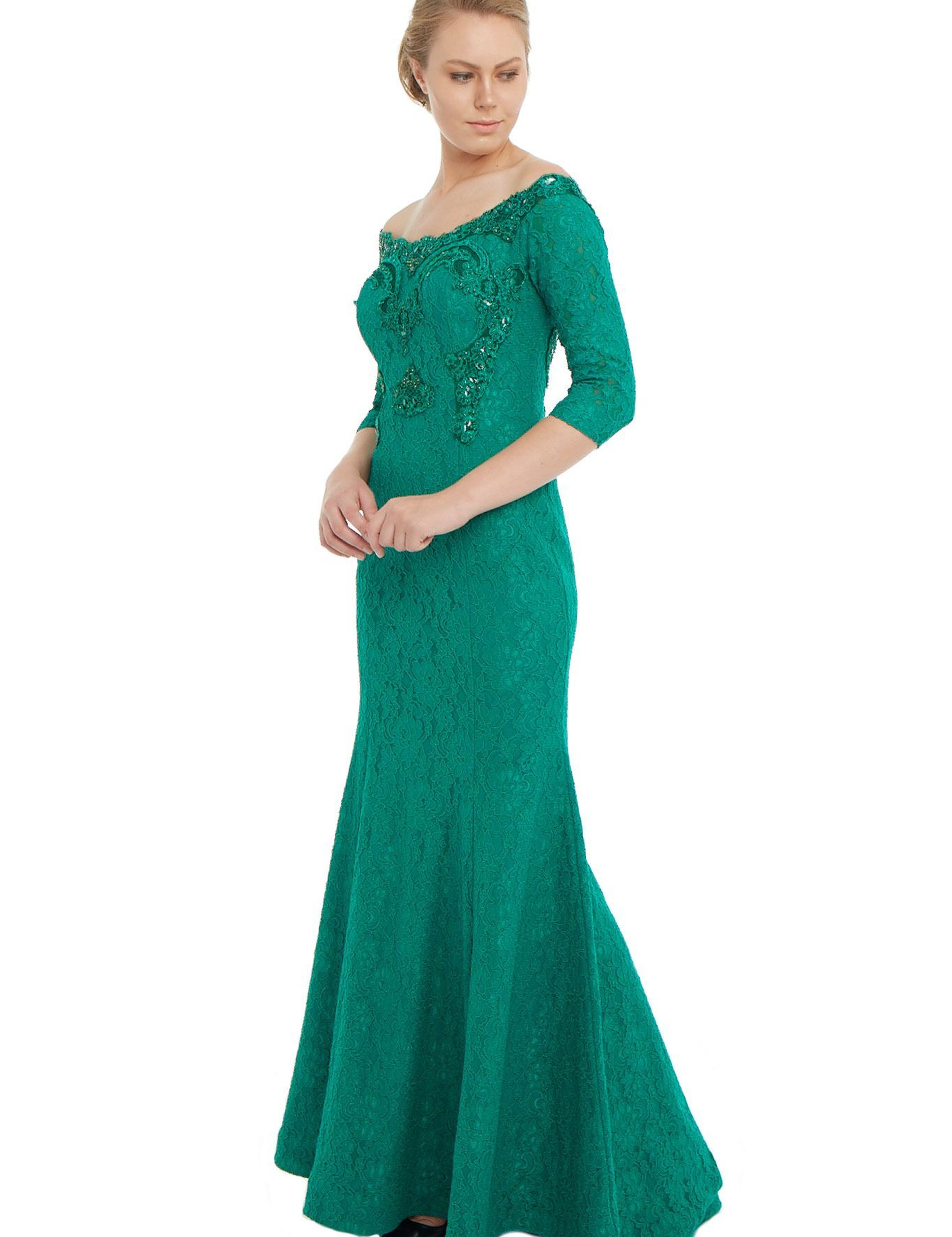 YESIL Balık Abiye Elbise