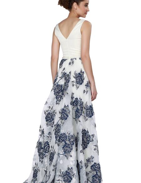 LACIVERT Kabarık Abiye Elbise - 50212728001