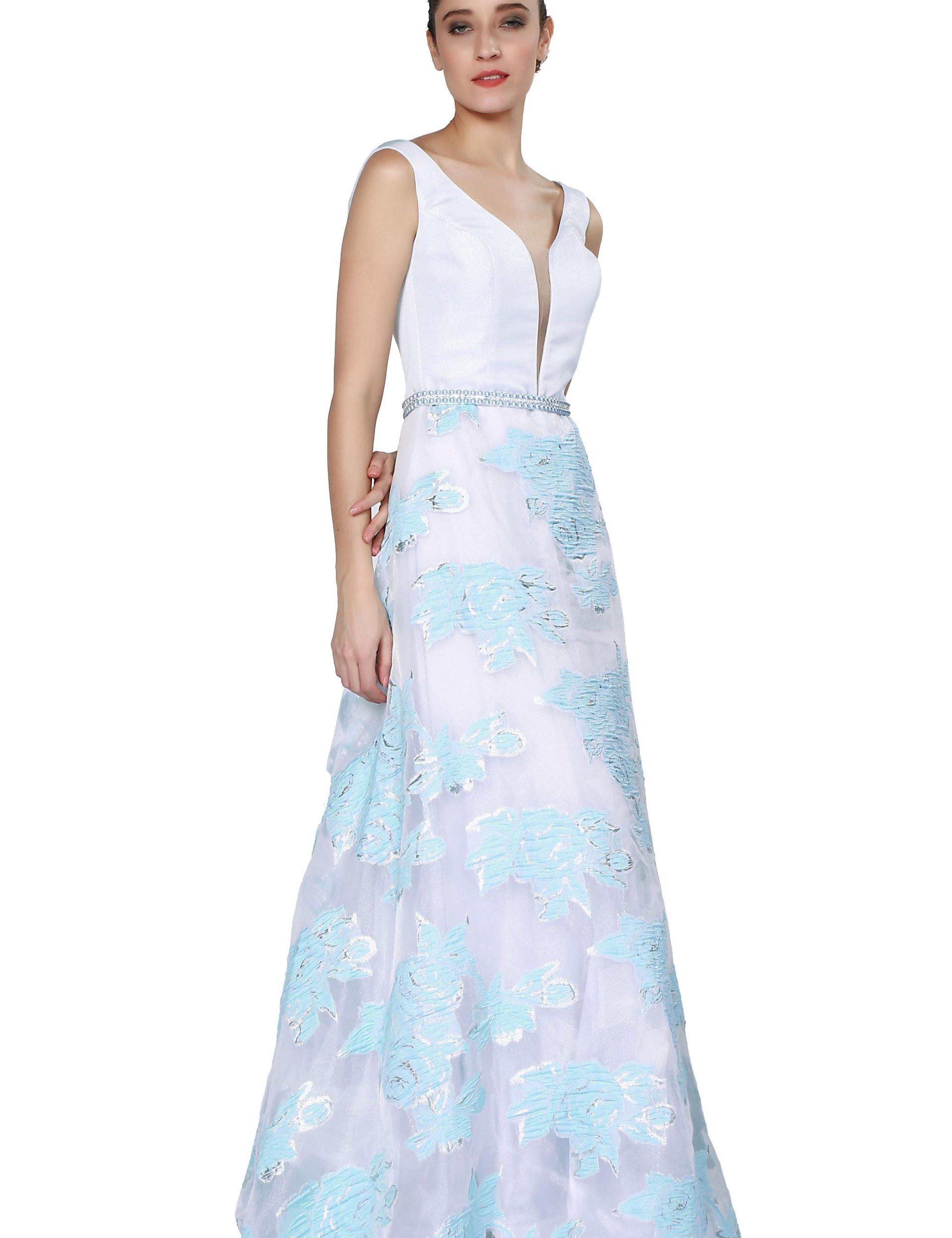 MAVI Kabarık Abiye Elbise