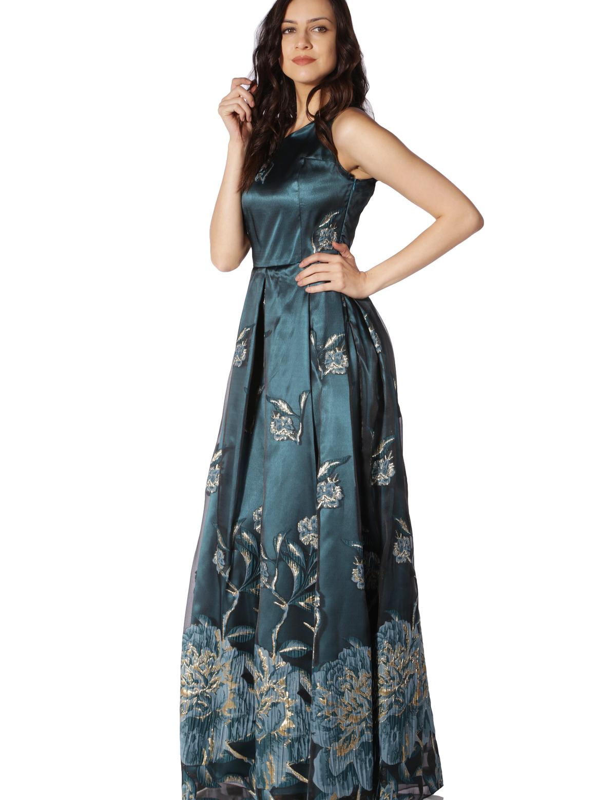 YESIL Uzun Abiye Elbise - 50212737002