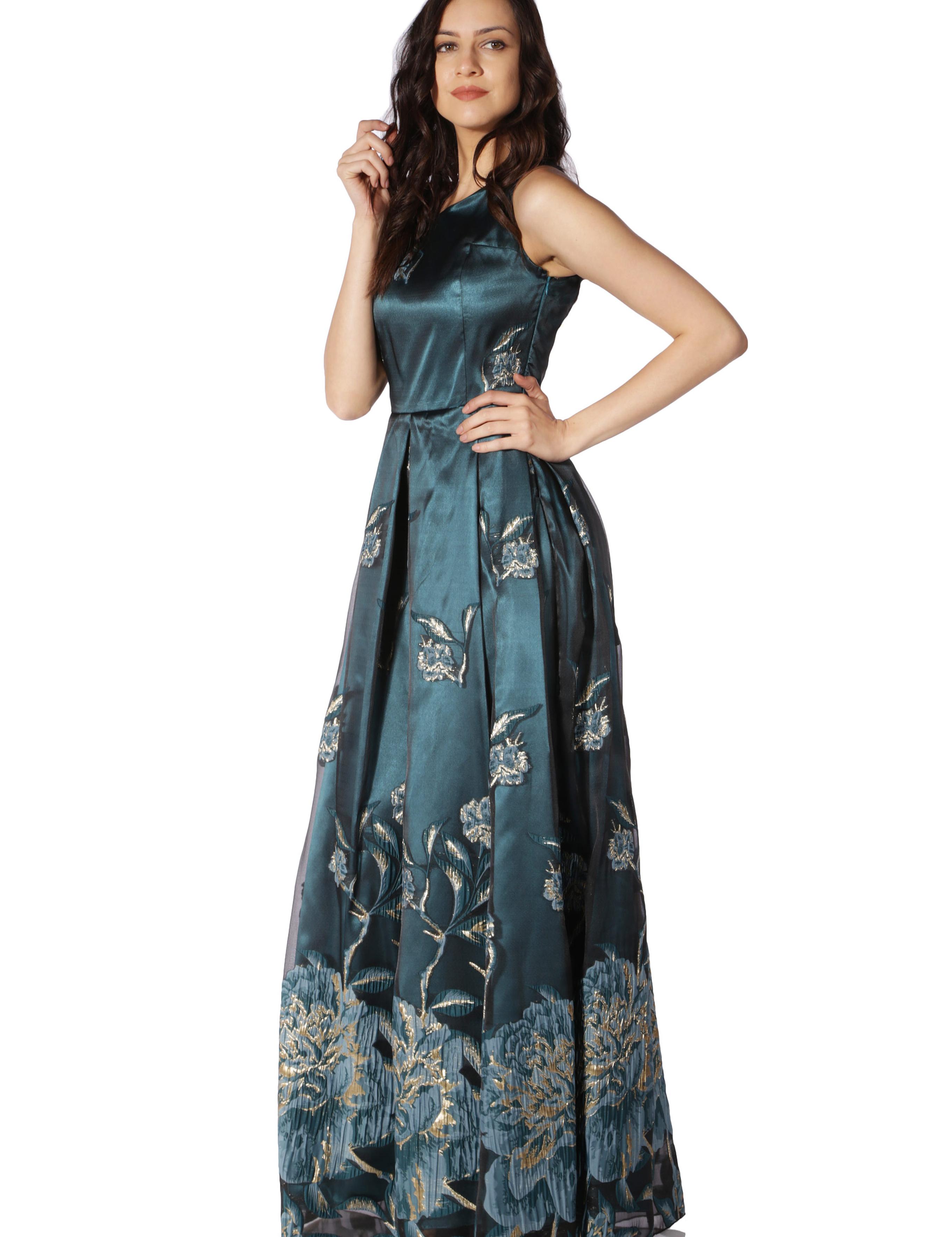 YESIL Uzun Abiye Elbise