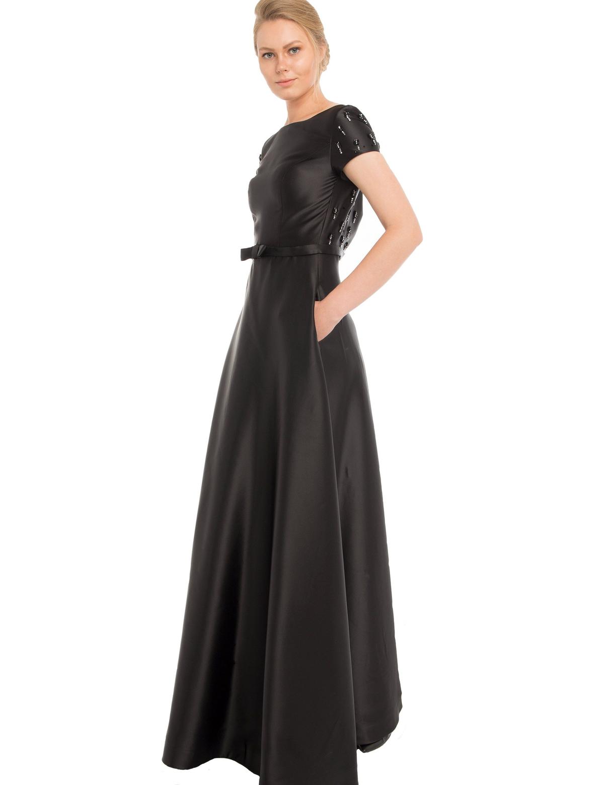 SIYAH Uzun Abiye Elbise - 50212741004