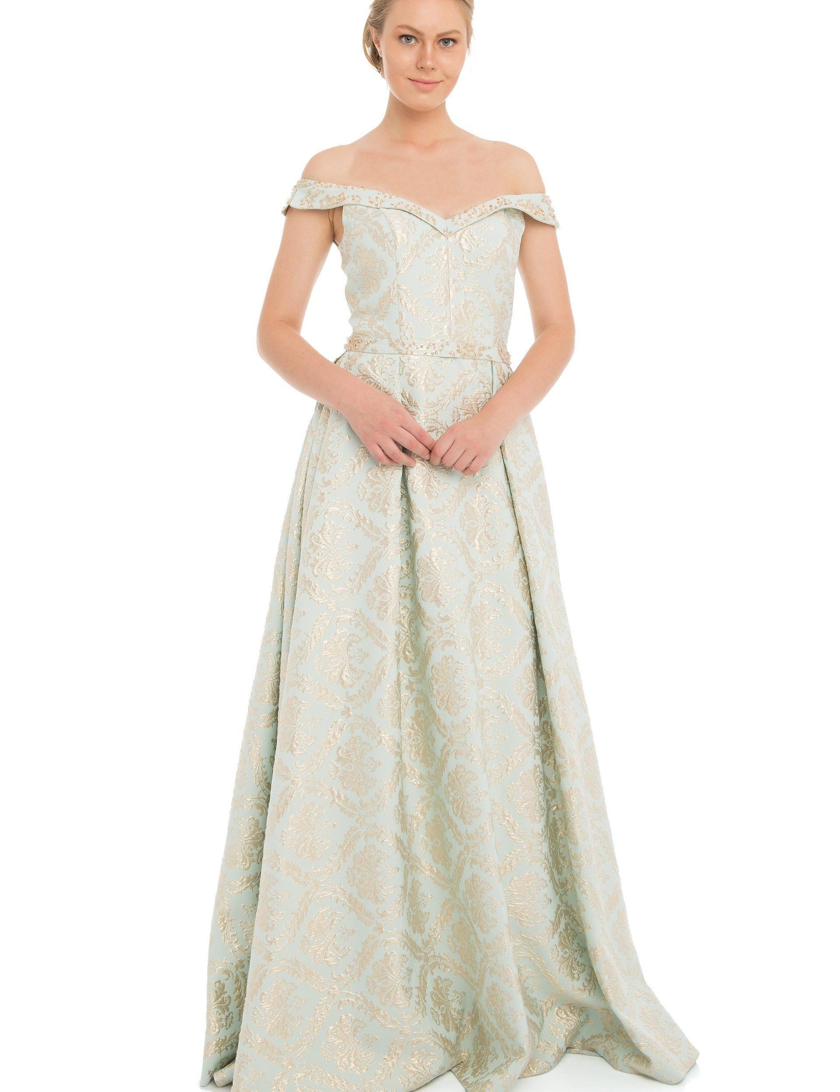 YESIL Uzun Abiye Elbise