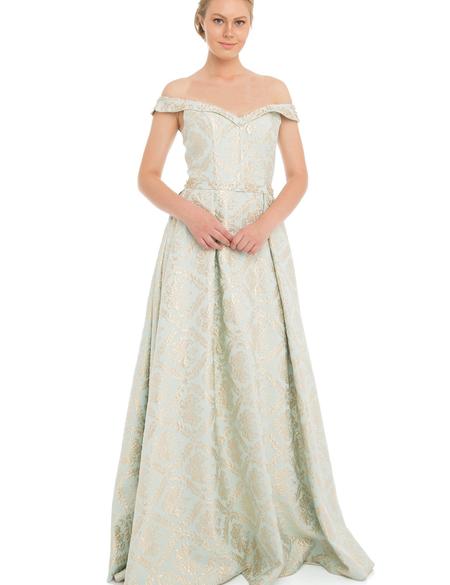 YESIL Uzun Abiye Elbise - 50212745003