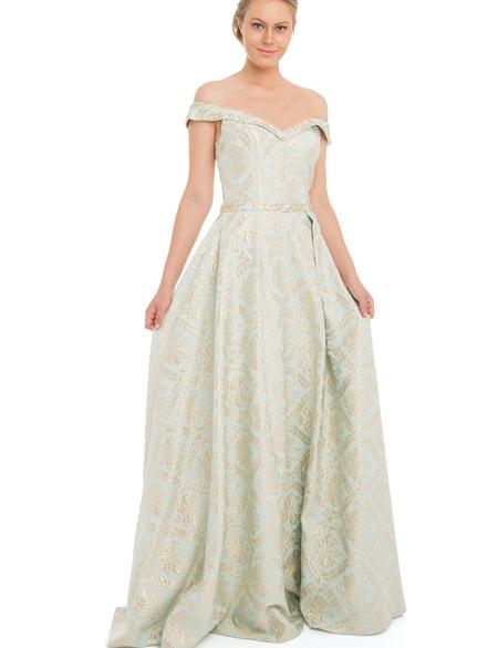 YESIL Uzun Abiye Elbise - 50212745003