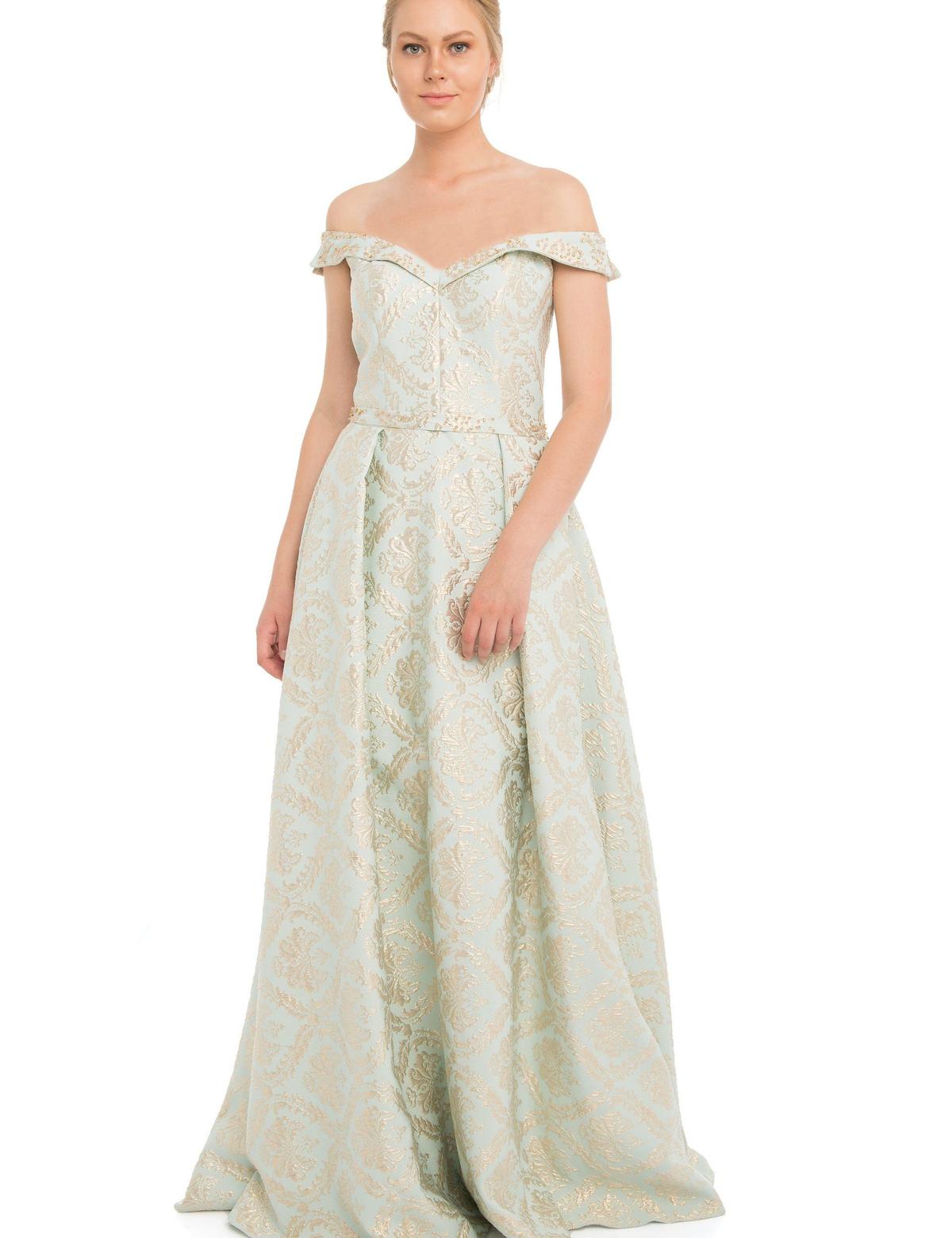 YESIL Uzun Abiye Elbise - 50212745003