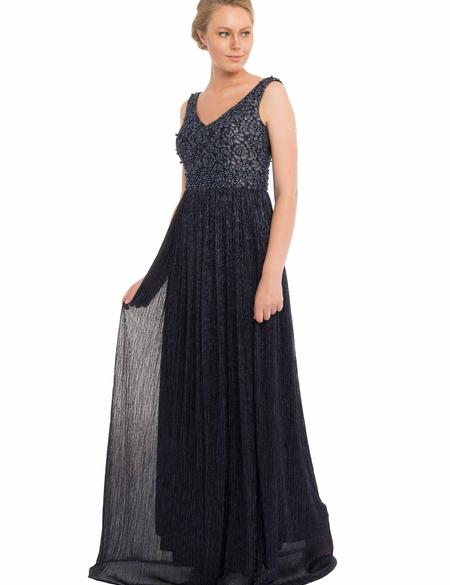 LACIVERT Uzun Abiye Elbise - 50212748002