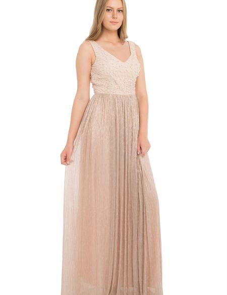 PEMBE Uzun Abiye Elbise - 50212750001