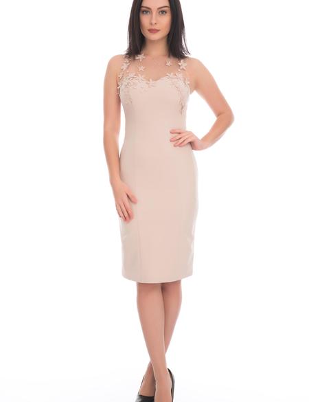 BEYAZ Kısa Abiye Elbise - 50212752001