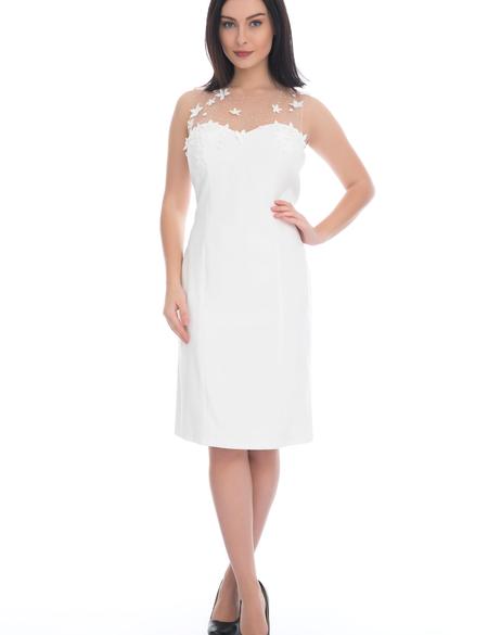 BEYAZ Kısa Abiye Elbise - 50212753001