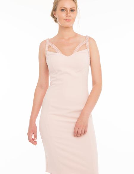 PEMBE Kısa Abiye Elbise - 50212755001