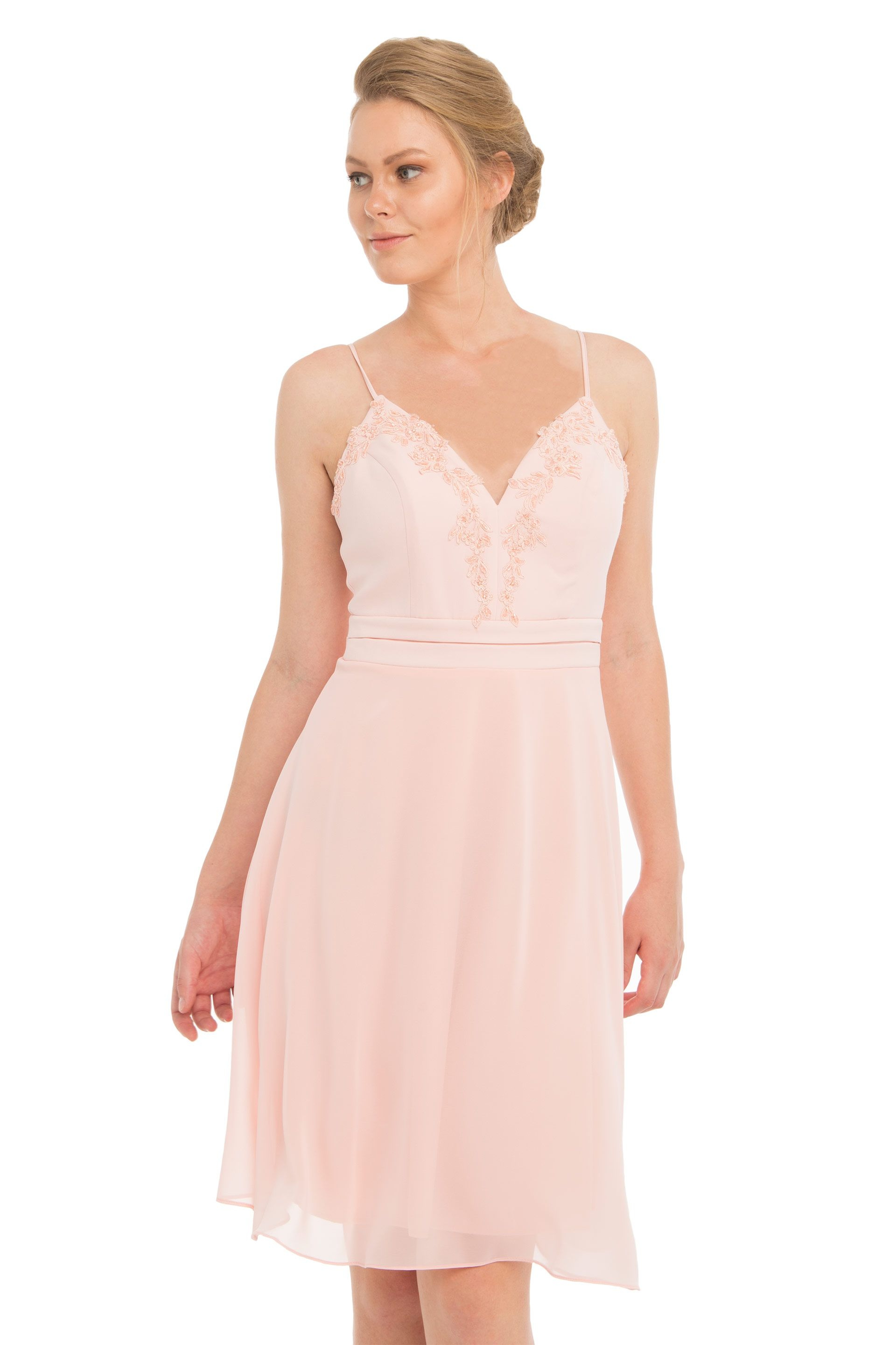 PEMBE Kısa Abiye Elbise - Image 2