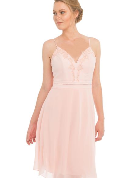 PEMBE Kısa Abiye Elbise - 50212760002