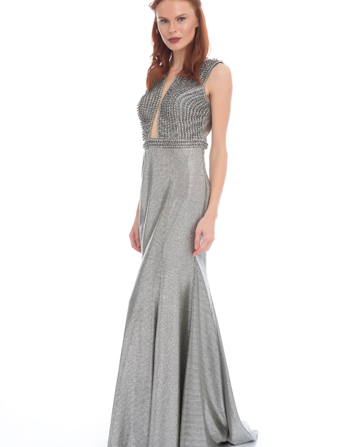 GRI Balık Abiye Elbise - 50212762002