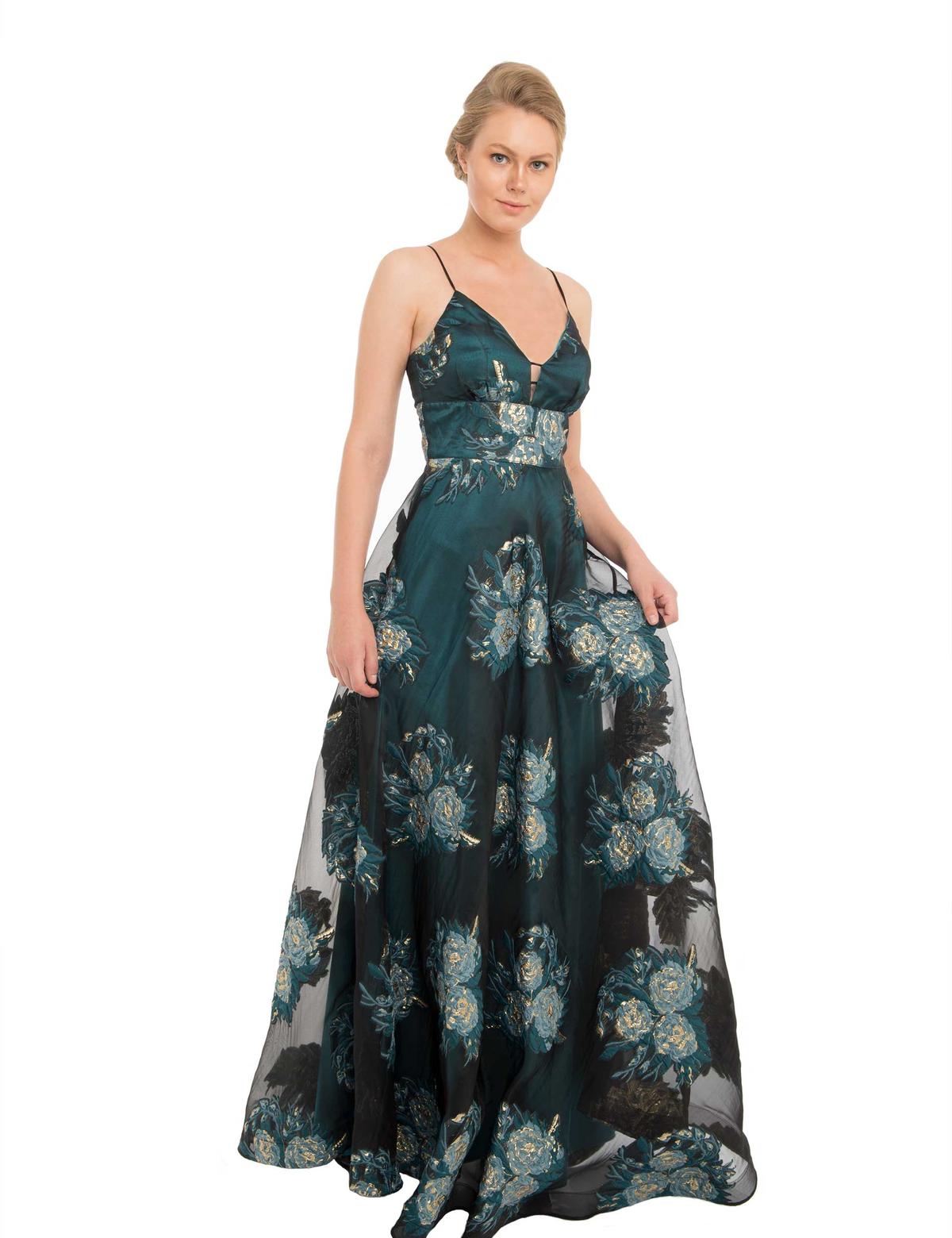 YESIL Uzun Abiye Elbise - 50212782001