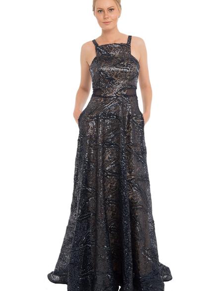 LACIVERT Uzun Abiye Elbise - 50212783001