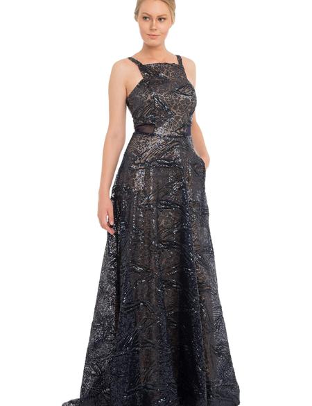 LACIVERT Uzun Abiye Elbise - 50212783001