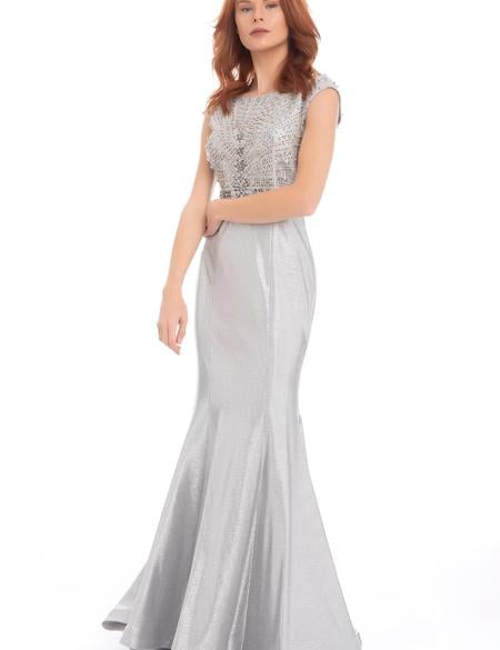 GRI Balık Abiye Elbise - 50212789002