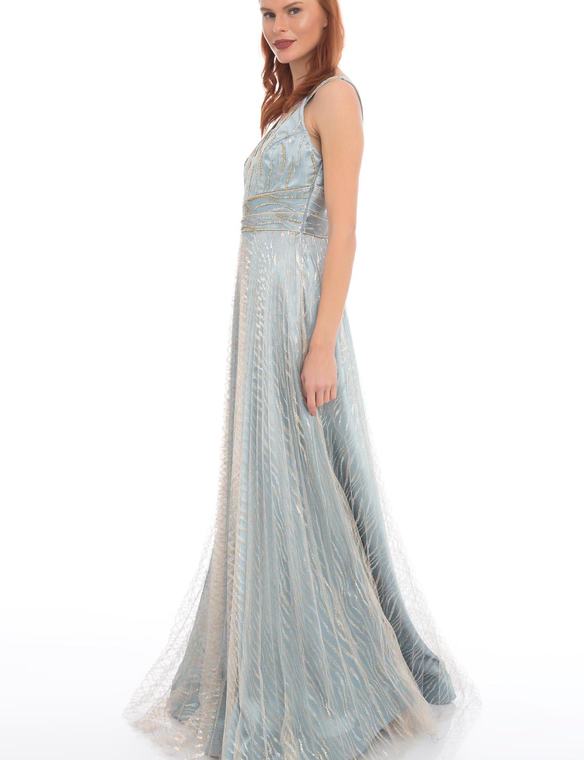 Kabarık Abiye Elbise - 50212795001