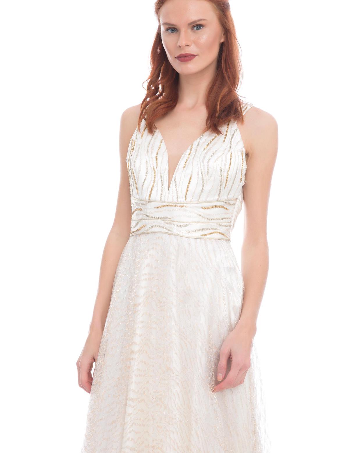 Kabarık Abiye Elbise - 50212796001