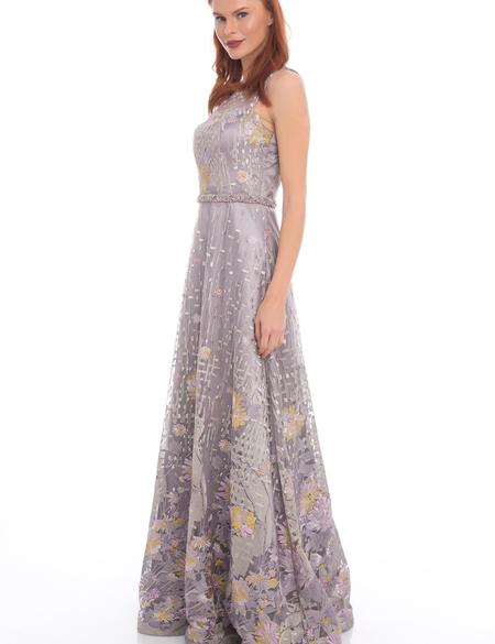 PEMBE Uzun Abiye Elbise - 50212797003