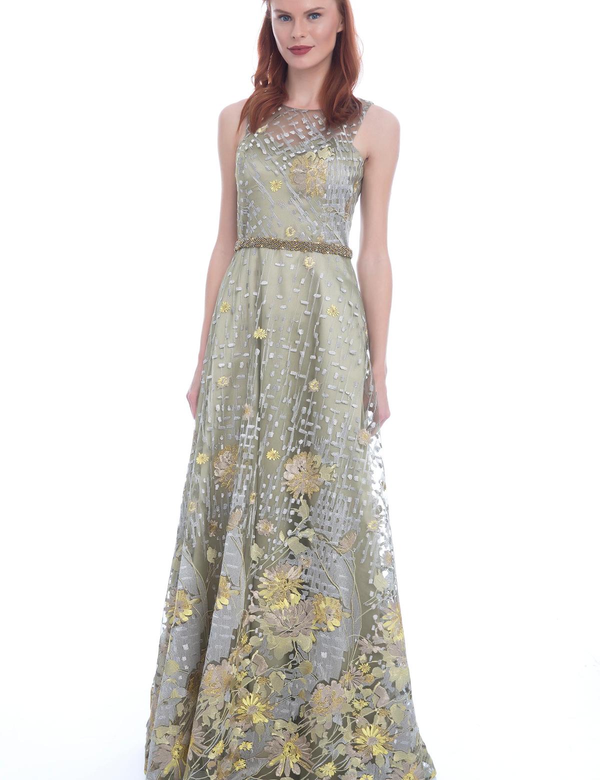 YESIL Uzun Abiye Elbise