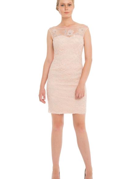 PEMBE Kısa Abiye Elbise - 50212802002