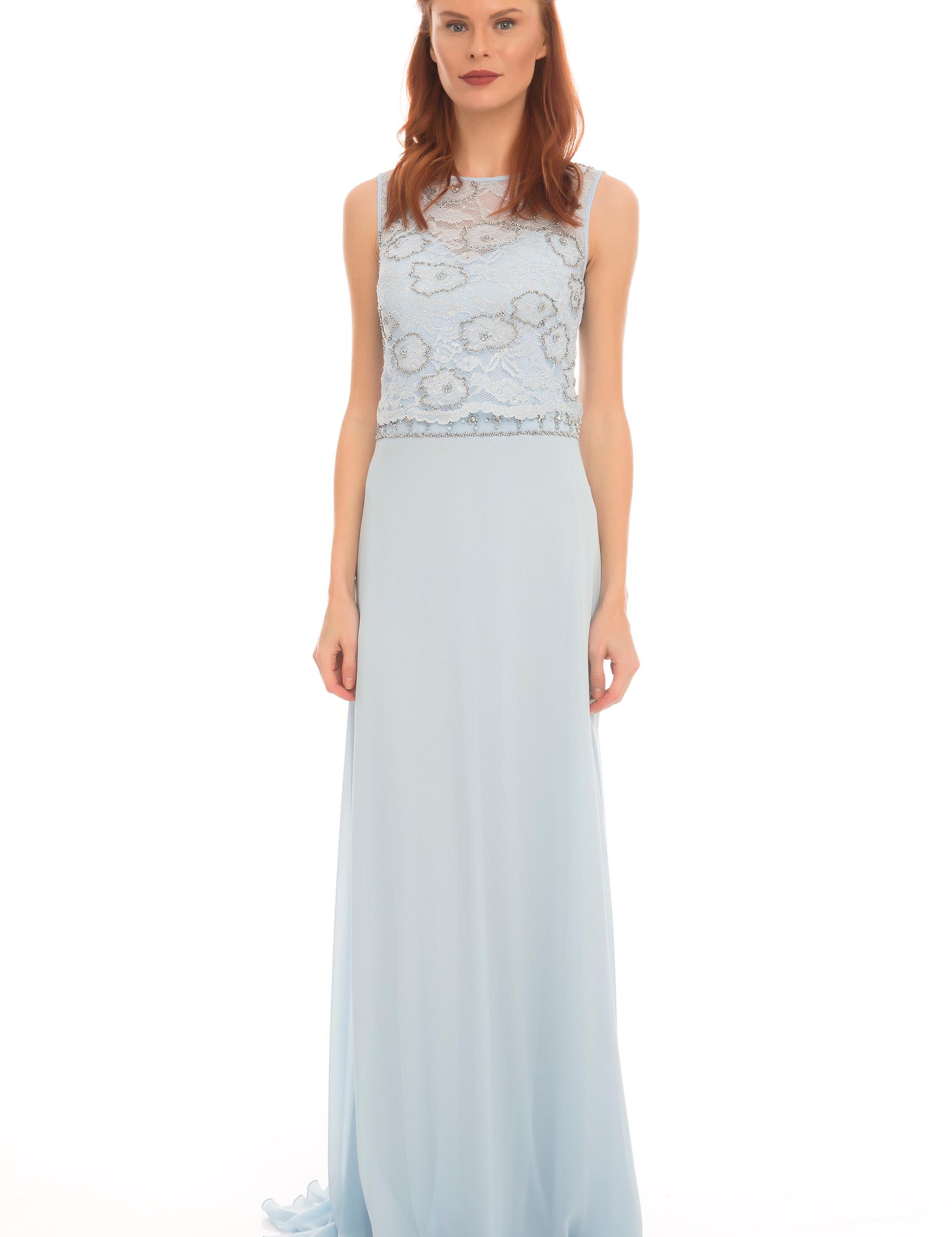 MAVI Uzun Abiye Elbise