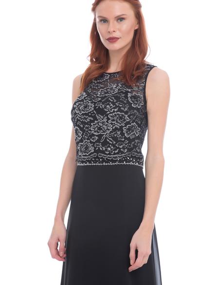 SIYAH Uzun Abiye Elbise - 50212805002