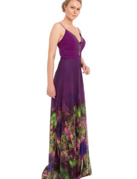 PEMBE Uzun Abiye Elbise - 50212807001