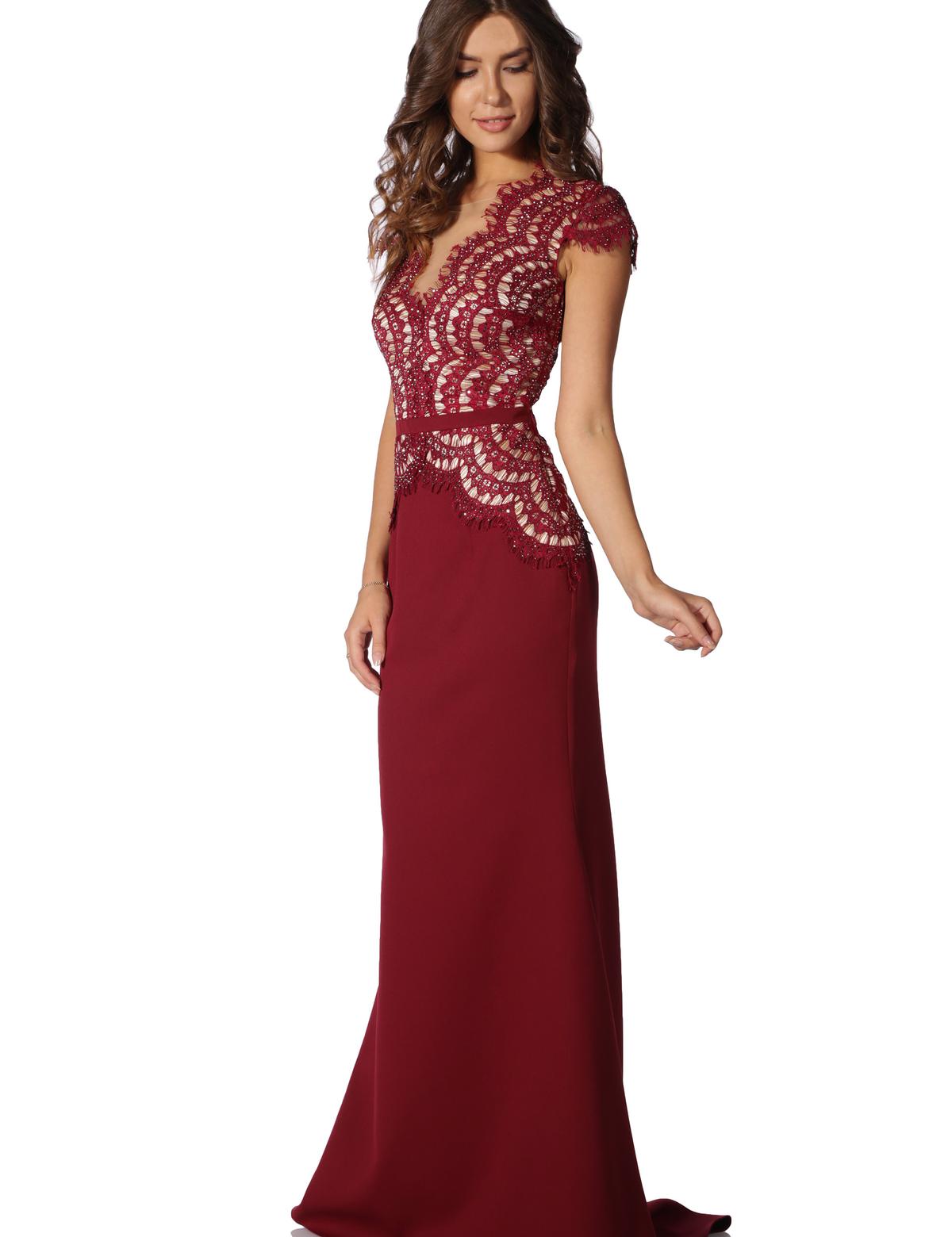 KIRMIZI Balık Abiye Elbise - 50212813002