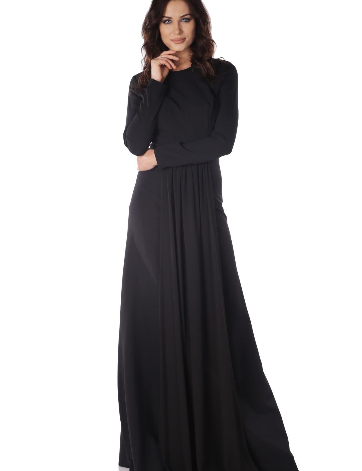 SIYAH Uzun Abiye Elbise