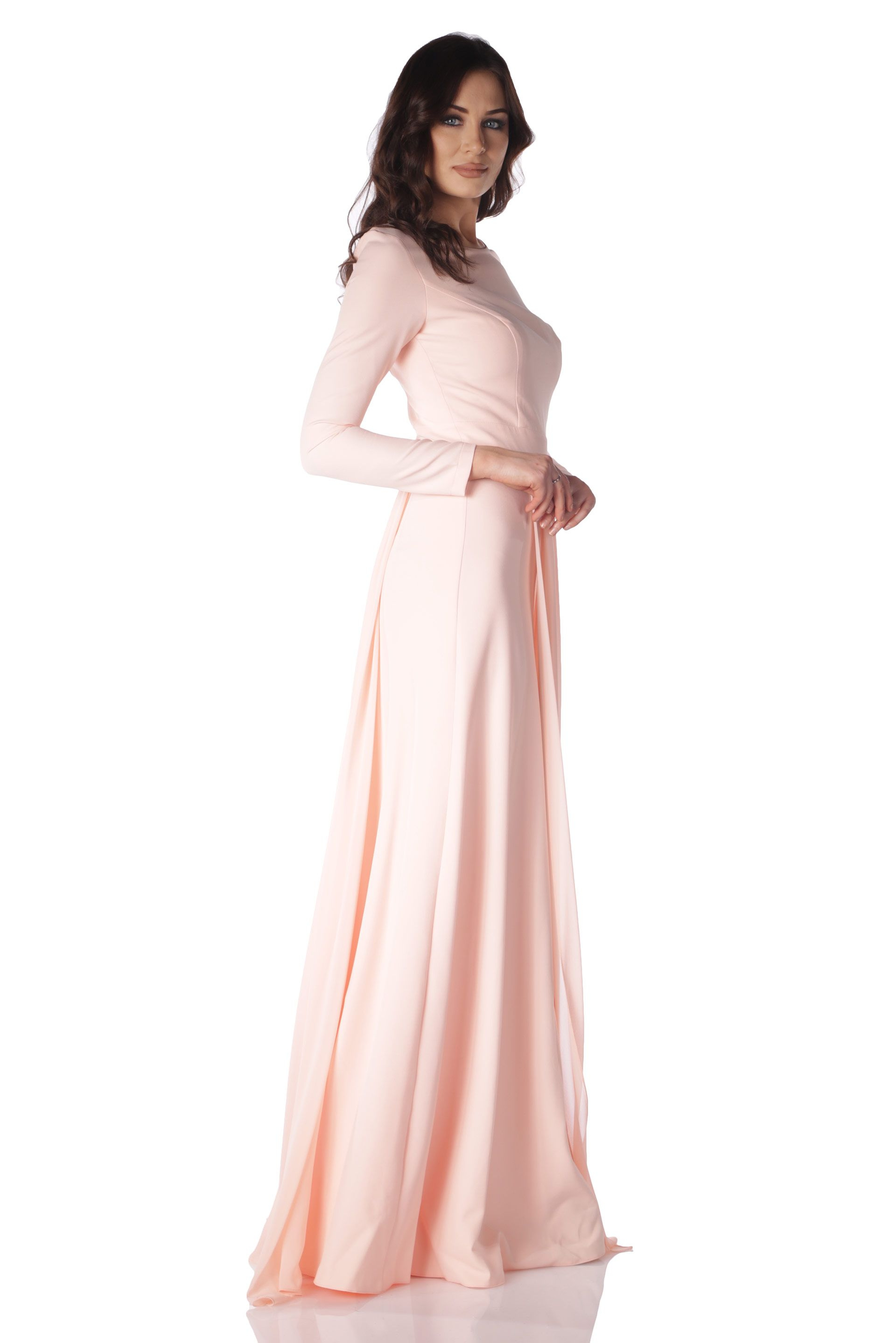 PEMBE Uzun Abiye Elbise - Image 3