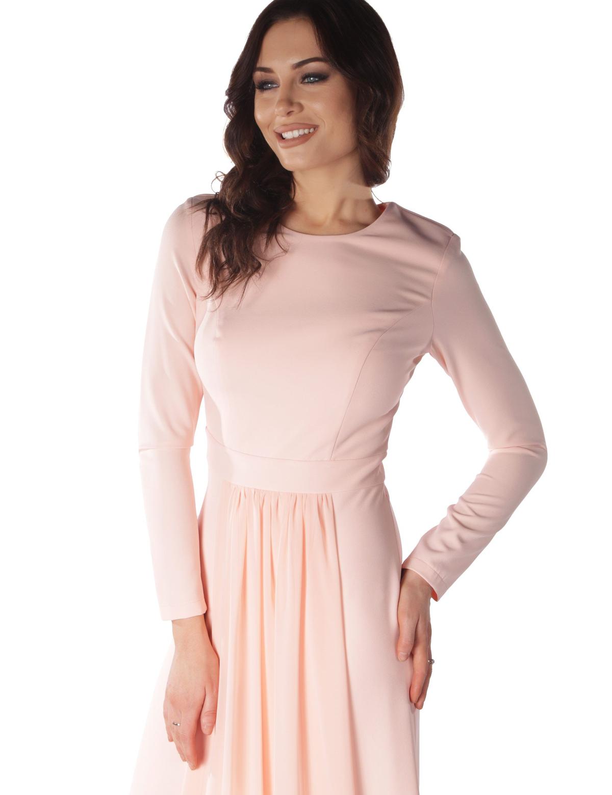 PEMBE Uzun Abiye Elbise - 50212822001